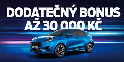 Dodatečný bonus 30 000 Kč – FORD