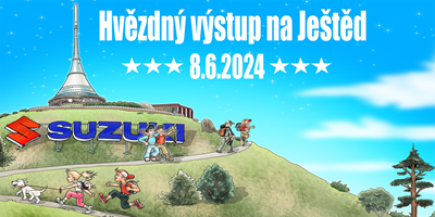 Hvězdný výstup na Ještěd se Suzuki 8. června 2024