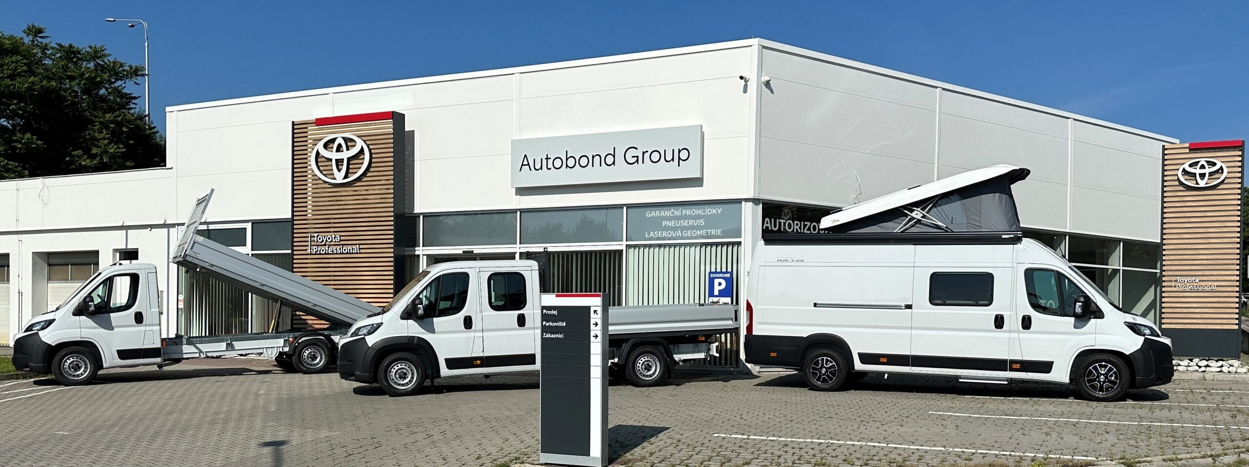 Nově otevřené centrum užitkových vozidel – Toyota Professional