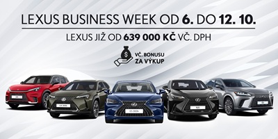 Lexus Business Week je opět tady!
