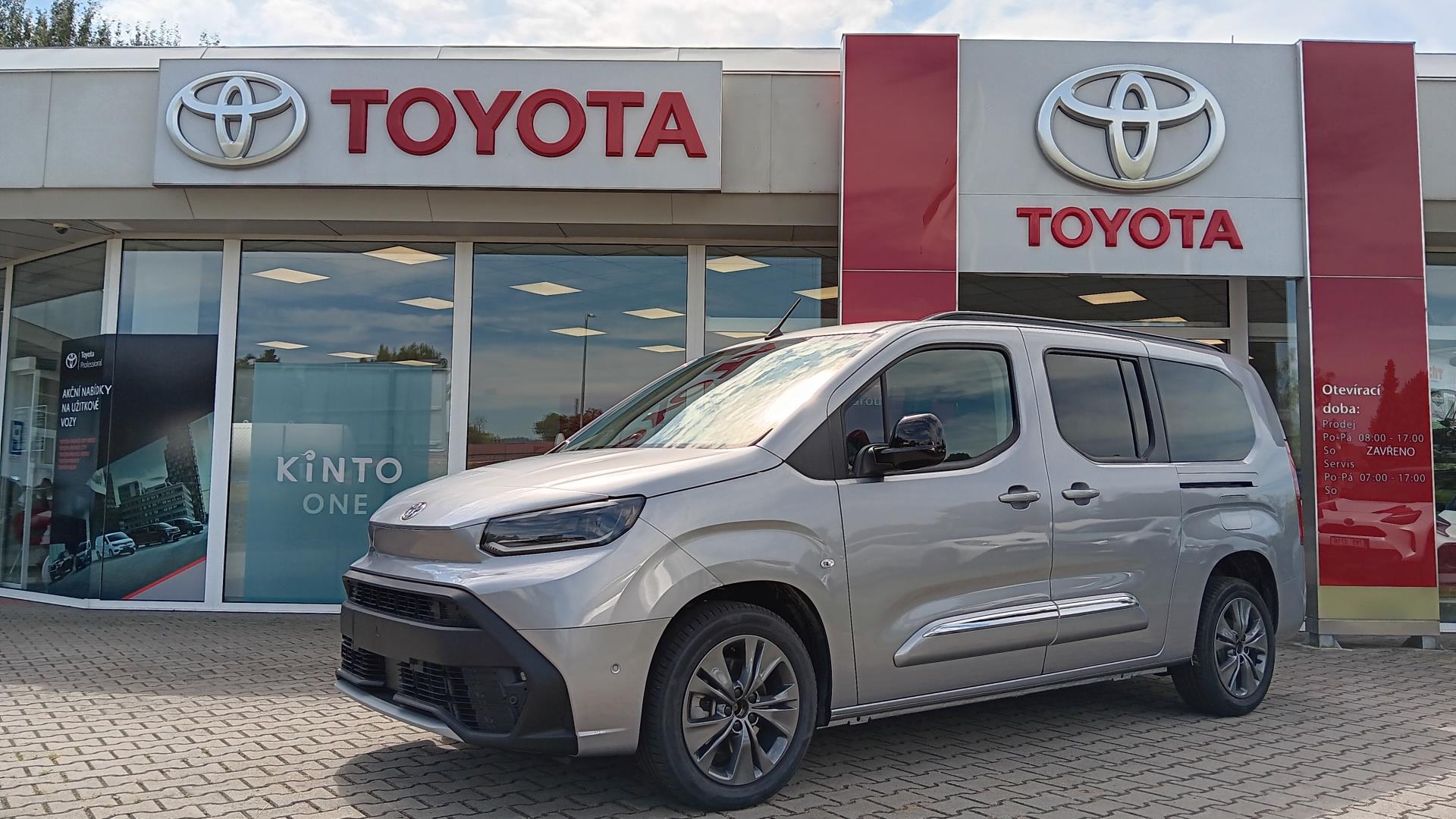 Toyota Proace City Verso 1.5 8AT VIP – TAŽNÉ ZAŘÍZENÍ PEVNÉ, STŘEŠNÍ NOSIČE
