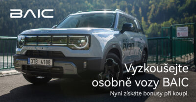 Vyzkoušejte vozy BAIC u Autobondu
